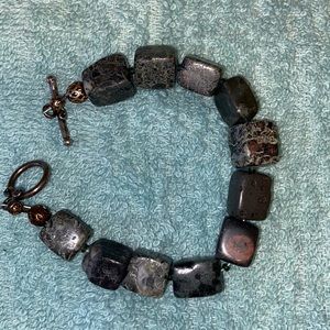 Natural stone bracelet 7”